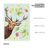 Fensterbild reinschauender Hirsch Rotwild Wild bunte Blätter Herbst herbstlicher Fensteraufkleber Fensterdeko Herbstdeko Auf dem Bild ist das Produkt: Fensterbild reinschauender Hirsch Rotwild Wild bunte Blätter Herbst herbstlicher Fensteraufkleber Fensterdeko Herbstdeko zum Preis von €13.9 abgebildet.