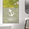 Auf dem Bild ist das Produkt: Sichtschutzfolie Duschkabine Anker Maritim Lieblingsplatz Fensterfolie Dusche Duschglastür Duschwand schwarz oder weiß Milchglasfolie zum Preis von €23.9 abgebildet.