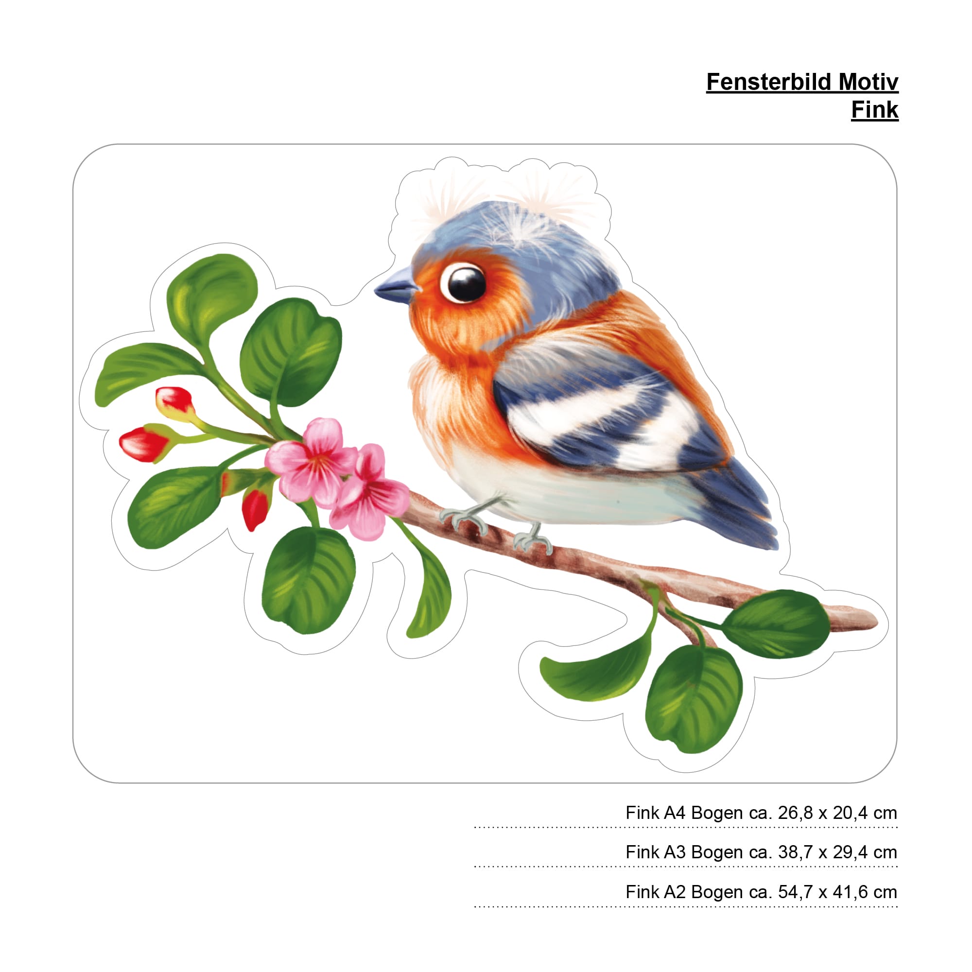 Auf dem Bild ist das Produkt: Fensterbild Frühling Ostern Vogelkinder bunte Fensterdekoration wiederverwendbare Fenstersticker, Osterdeko, Frühlingsdeko zum Preis von €13.90 abgebildet.