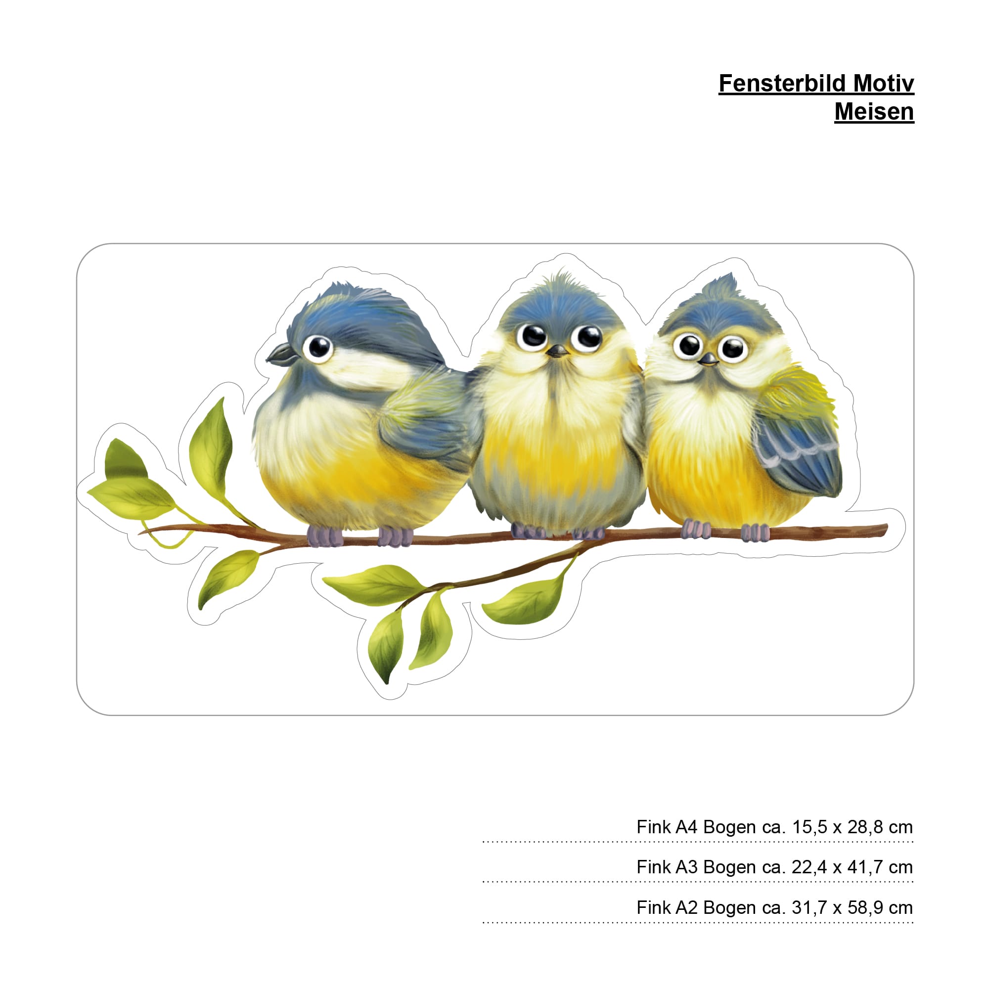 Auf dem Bild ist das Produkt: Fensterbild Frühling Ostern Vogelkinder bunte Fensterdekoration wiederverwendbare Fenstersticker, Osterdeko, Frühlingsdeko zum Preis von €13.90 abgebildet.