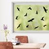 Auf dem Bild ist das Produkt: Fensteraufkleber 20 Vogelaufkleber für Fenster weiß schwarz Vogelschlag Vogelschutz Glastüren wiederverwendbar zum Preis von €13.90 abgebildet.
