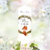 Taufkerze Blumenkranz Fuchs Kerze zur Taufe oder Geburt Kranz personalisiert mit Name Datum Taufspruch Waldtier Auf dem Bild ist das Produkt: Taufkerze Blumenkranz Fuchs Kerze zur Taufe oder Geburt Kranz personalisiert mit Name Datum Taufspruch Waldtier zum Preis von €6.40 abgebildet.