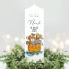 Taufkerze Arche Noah weiße Kerze zur Taufe oder Geburt Boot Tiere Taufspruch mit Wunschname & Datum Auf dem Bild ist das Produkt: Taufkerze Arche Noah weiße Kerze zur Taufe oder Geburt Boot Tiere Taufspruch mit Wunschname & Datum zum Preis von €6.40 abgebildet.