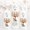 Auf dem Bild ist das Produkt: Taufkerze Lebensbaum Reh Hase Kerze zur Taufe Baum Taufspruch individualisierbar zum Preis von €6.40 abgebildet.
